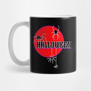 Halloween Spiders Graphic Mug